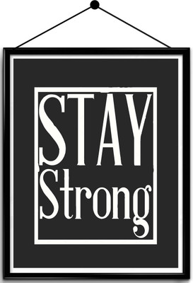 

Motivational quote framed posters Paper Print(16.5 inch X 13.7 inch, Framed)