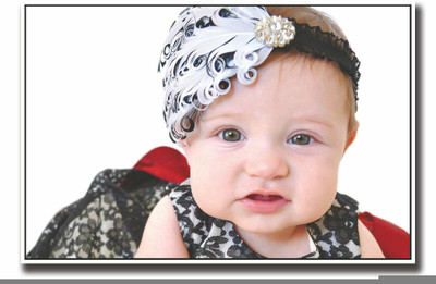 

Posterhouzz Baby girl in black dress Fine Art Print(12 inch X 18 inch, Rolled)