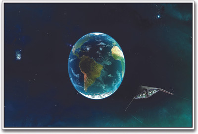 

Spaceship Earth Artistic Paper Print(12 inch X 18 inch)