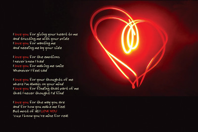 

LOVE POEM 12X18 INCHES Fine Art Print(12 inch X 18 inch)