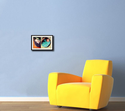 

Two babies sleeping AFP2494 Fine Art Print(10 inch X 14 inch, Framed)