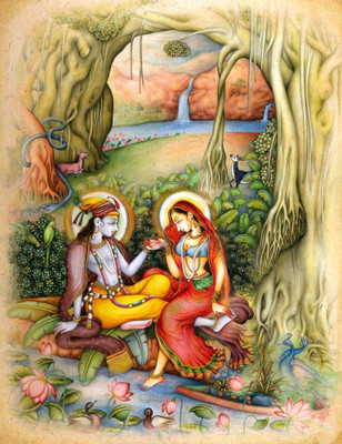 

Tallenge - Radha Krishna In Trance - A3 Size Rolled Poster Paper Print(16.5 inch X 11.7 inch, Rolled)