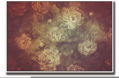 

Posterhouzz Vintage floral design Fine Art Print(12 inch X 18 inch, Rolled)