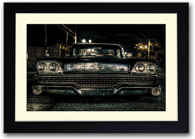 

Amazing Retro Car Fine Art Print(14 inch X 20 inch, Framed)