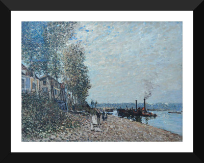 

Tallenge Old Masters Collection - Le Remorqueur sur le Loing by Alfred Sisley - Premium Quality A3 Size Framed Poster Paper Print(17 inch X 12 inch, Framed)