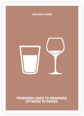 

Optimism To Power William James Quotes Paper Print(16.5 inch X 11.5 inch, Rolled)