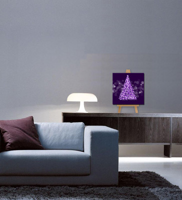 

Tallenge Christmas Collection - Sparkling Christmas Tree - Gallery Wrap Canvas Art(7 inch X 7 inch, Stretched)