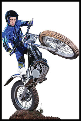 

Stunt Bike Poster Photographic Paper(18 inch X 12 inch)