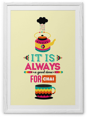 Chai Fine Art Print(20 inch X 30 inch, Framed)