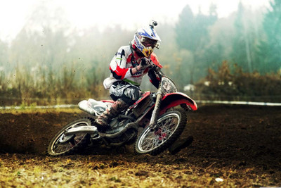 

Motosports Dirt Bike Racing Paper Print(12 inch X 18 inch, Rolled)