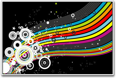 

Colorful stars Paper Print(12 inch X 18 inch)