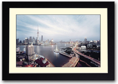 

Beautiful City View Fine Art Print(14 inch X 20 inch, Framed)