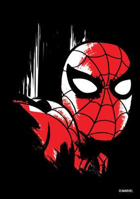 

ORKA Marvel-Spiderman Face Printed Digital Printed with Laminated Paper Print(18 inch X 12 inch, Rolled)