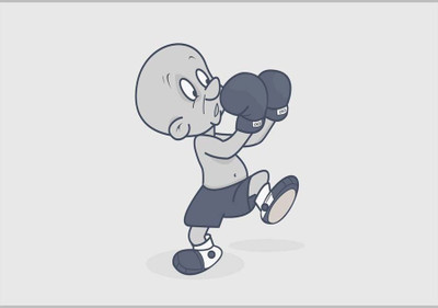 

Posterhouzz Cute Baby Boxer Paper Print(12 inch X 18 inch, Rolled)