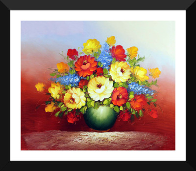 

Tallenge - Colorful Flower Garden - Premium Quality A3 Size Framed Poster Paper Print(17 inch X 12 inch, Framed)