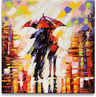 33% OFF on Rainy Day Canvas Art(12 inch X 12 inch)