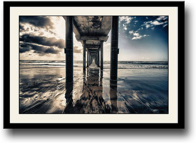 

Bridge in Water Fine Art Print(10 inch X 14 inch, Framed)