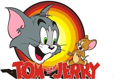 

Tom And Jerry Cartoon Characters Paper Print(12 inch X 18 inch, Rolled)