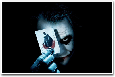 

Joker showing Card Paper Print(12 inch X 18 inch)