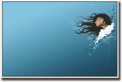 

Girl with long hair Fine Art Print(12 inch X 18 inch, Rolled)