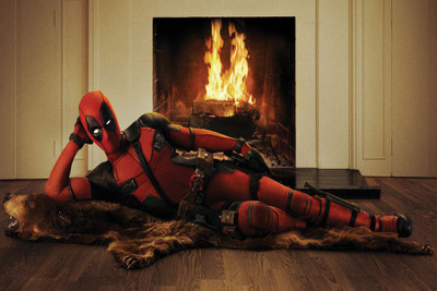 

Deadpool on Bear Paper Print(12 inch X 18 inch, Rolled)