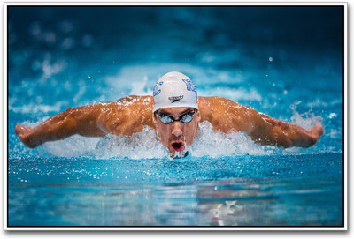 

Michael Phelps swimming fabulous Paper Print(12 inch X 18 inch)