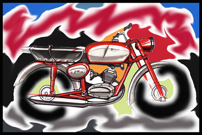 

Artistic Bike Poster Photographic Paper(12 inch X 18 inch)