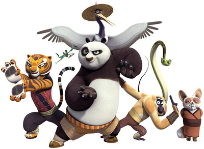 

Kung Fu Panda Cartoon Poster Paper Print(12 inch X 18 inch, Rolled)