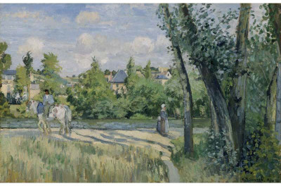 

Tallenge Modern Masters Collection - Sunlight on the Road, Pontoise by Camille Pissarro - A3 Size Premium Quality Rolled Poster Paper Print(16.5 inch X 11.7 inch, Rolled)