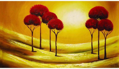 

Beautiful Evening - Medium Size Ready To Frame Rolled Digital Art Print On Photographic Paper(24 inch X 12 inch, Rolled)