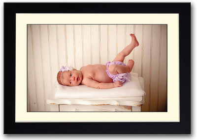 

Baby Sleeping On White Table Fine Art Print(14 inch X 20 inch, Framed)