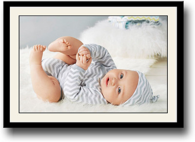

Baby playing Fine Art Print(10 inch X 14 inch, Framed)