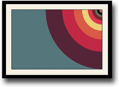 

Pastel Rings Fine Art Print(10 inch X 14 inch, Framed)