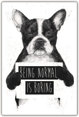 

Being Normal Paper Print(18 inch X 12 inch, Hardboard Mounted)
