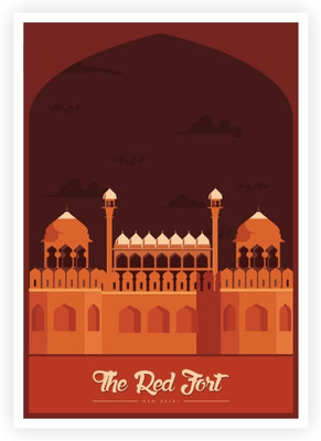 Red Fort From Pastel Sheets 3d Model