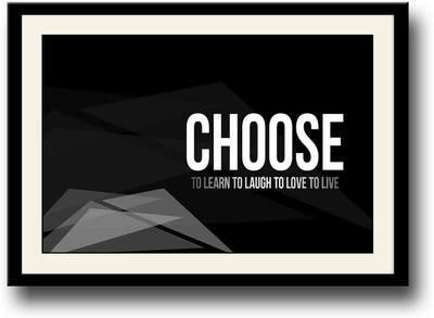 

Choose to Learn Fine Art Print(10 inch X 14 inch, Framed)