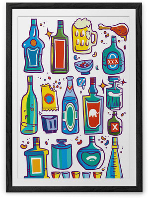 

Daaru Fine Art Print(20 inch X 30 inch, Framed)