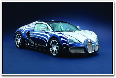 

Blue Bugatti Inspired Paper Print(12 inch X 18 inch)