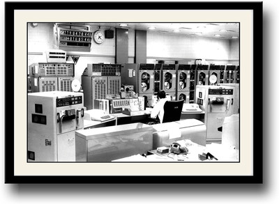 

Old computer room Fine Art Print(10 inch X 14 inch, Framed)
