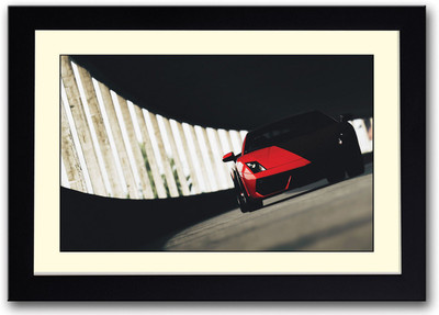 

Red Sports Car Fine Art Print(14 inch X 20 inch, Framed)