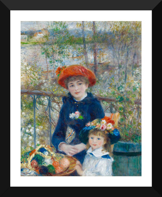 

Tallenge Old Masters Collection - Two Sisters, or on the Terrace By Pierre-Auguste Renoir - Premium Quality A3 Size Framed Poster Paper Print(17 inch X 12 inch, Framed)
