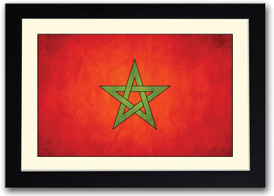 

Red Star Symbol Fine Art Print(14 inch X 20 inch, Framed)