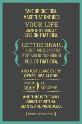 

Posterhouzz Swami Vivekananda Idea Quote Poster Fine Art Print(18 inch X 12 inch, Rolled)