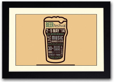 

Beer Festival Fine Art Print(14 inch X 20 inch, Framed)