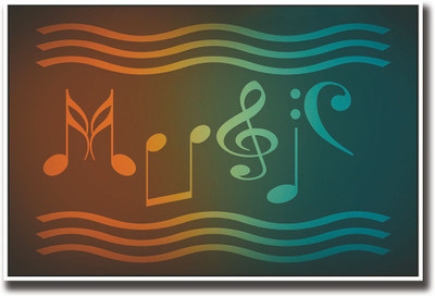 

Music staff Fine Art Print(12 inch X 18 inch, Rolled)