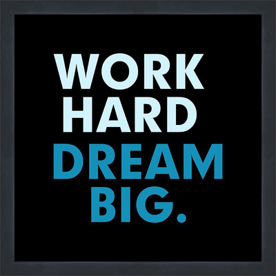 

Motivational Poster Extra Large (18"x18") Fine Art Print(18 inch X 18 inch, Framed)