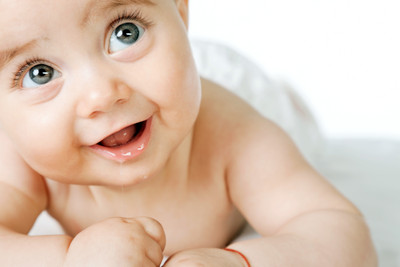 

Child'S Love - Smiling Baby (3) Paper Print(12 inch X 18 inch, Streched)