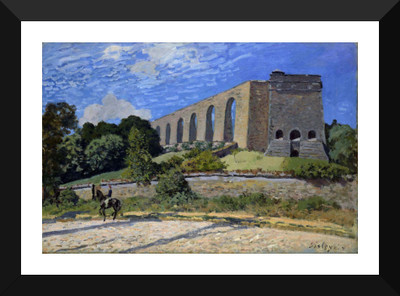 

Tallenge Old Masters Collection - Aqueduct at Marly by Alfred Sisley - Premium Quality A3 Size Framed Poster Paper Print(17 inch X 12 inch, Framed)