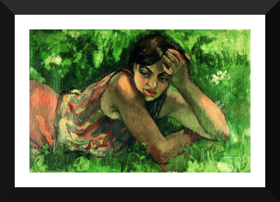 

Tallenge - Hungarian Gypsy Girl By Eminent Indian Artist Amrita Sher-Gil - Premium Quality A3 Size Framed Poster Paper Print(17 inch X 12 inch, Framed)
