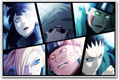 

Naruto Animated Cartoon Characters Paper Print(12 inch X 18 inch)